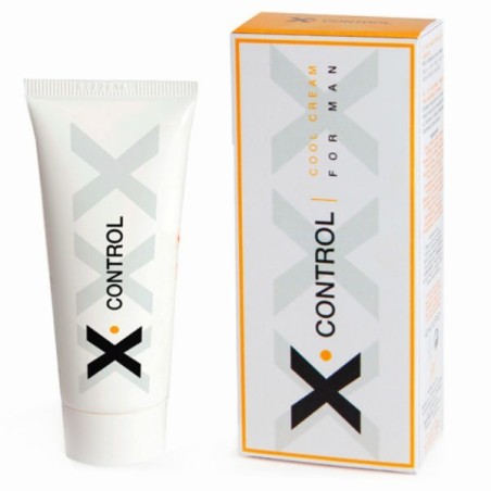 X Control Crema Efecto Frio Para Hombre 40 Ml:: Envío discreto en masturbadoresparahombre.com