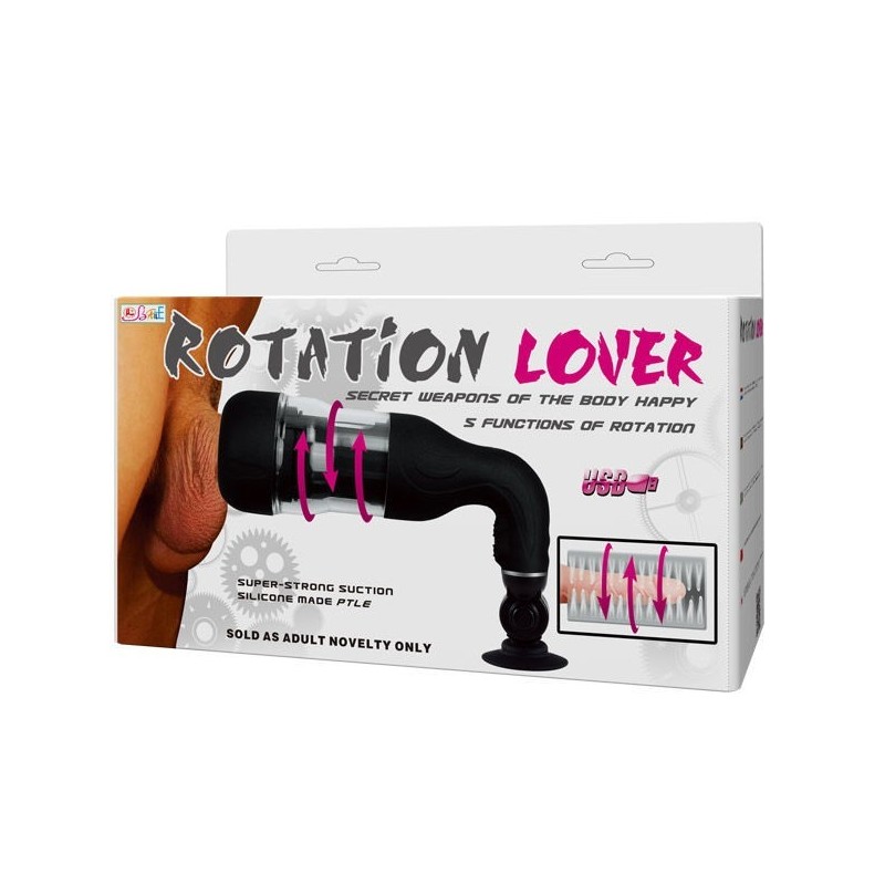 Rotation Lover Masturbador Automatico C/Adatador:: Envío discreto en masturbadoresparahombre.com