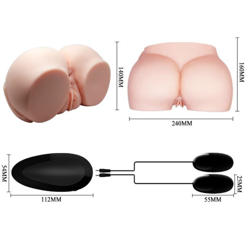 Crazy Bull - Vagina Y Ano Realisticos Con Vibracion:: Envío discreto en masturbadoresparahombre.com