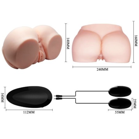 Crazy Bull - Vagina Y Ano Realisticos Con Vibracion:: Envío discreto en masturbadoresparahombre.com