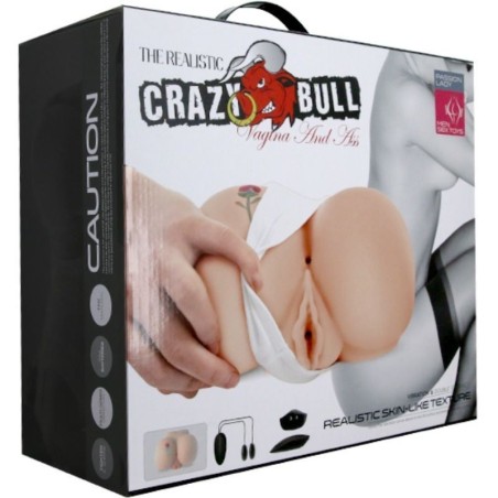 Crazy Bull - Vagina Y Ano Con Tatuaje Realisticos Con Vibracion:: Envío discreto en masturbadoresparahombre.com