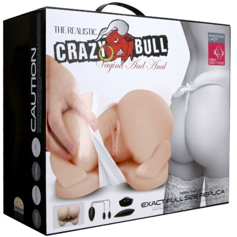 Crazy Bull - Trasero Realistico Posicion Perrito Doble Canal:: Envío discreto en masturbadoresparahombre.com