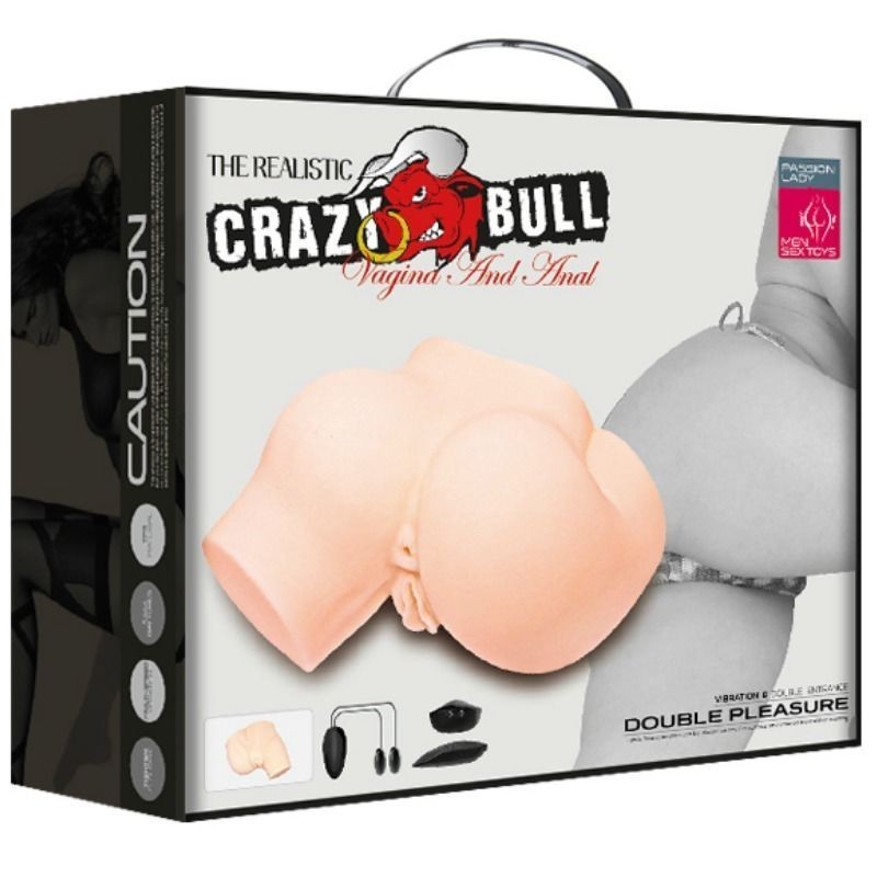 Crazy Bull - Trasero Con Vagina Y Ano Realisticos Y Vibracion:: Envío discreto en masturbadoresparahombre.com