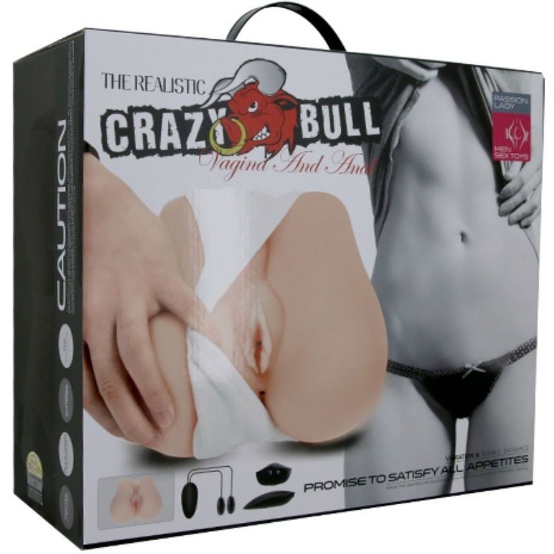 Crazy Bull - Vagina Y Ano Realisticos Con Vibracion Posicion 3:: Envío discreto en masturbadoresparahombre.com