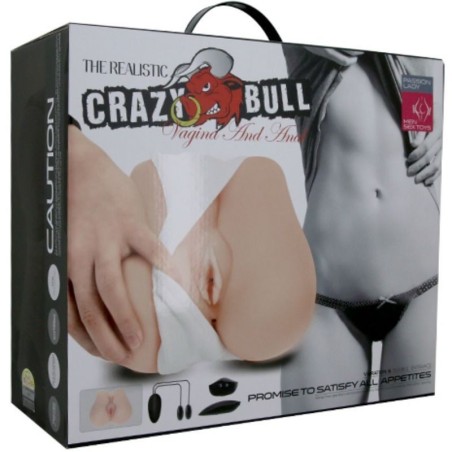 Crazy Bull - Vagina Y Ano Realisticos Con Vibracion Posicion 3:: Envío discreto en masturbadoresparahombre.com