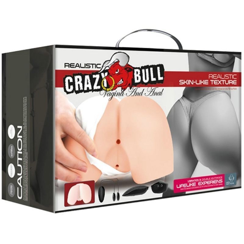 Crazy Bull - Vagina Y Ano Realisticos Con Vibracion Posicion 4:: Envío discreto en masturbadoresparahombre.com