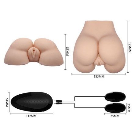 Crazy Bull - Vagina Y Ano Realisticos Con Vibracion Posicion 5:: Envío discreto en masturbadoresparahombre.com