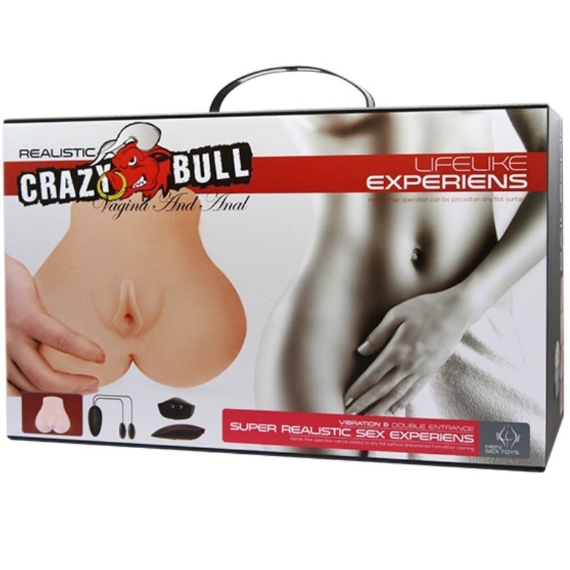 Crazy Bull - Vagina Y Ano Realisticos Con Vibracion Posicion 7:: Envío discreto en masturbadoresparahombre.com