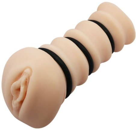 Crazy Bull - Masturbador Con Anillos - Modelo Vagina 2:: Envío discreto en masturbadoresparahombre.com
