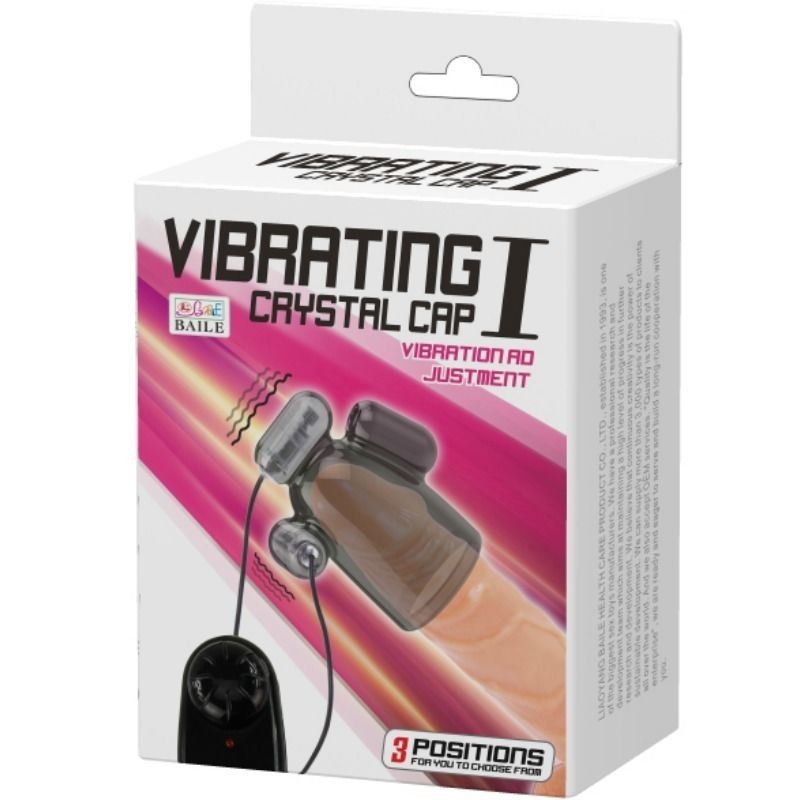 Baile Funda Vibradora Vibrating Crystal Cap I:: Envío discreto en masturbadoresparahombre.com