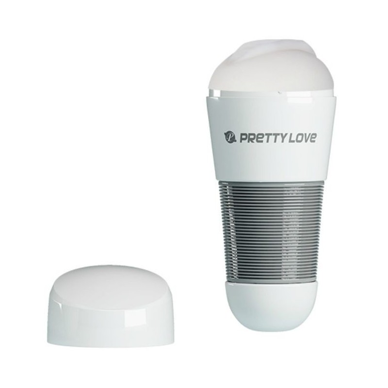 Pretty Love Kitty Masturbador Blanco Vagina:: Envío discreto en masturbadoresparahombre.com