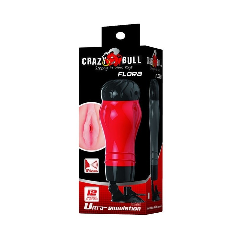 Baile Crazyflora Vagina Con Base Masturbador Voz:: Envío discreto en masturbadoresparahombre.com