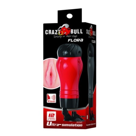 Baile Crazyflora Vagina Con Base Masturbador Voz:: Envío discreto en masturbadoresparahombre.com