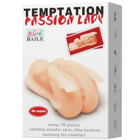 Temptation Passion Lady Minimasturbador Masculino Snug Fit Pussy:: Envío discreto en masturbadoresparahombre.com