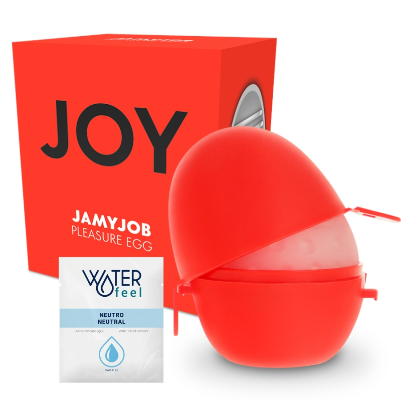 Jamyjob Huevo Masturbador Discreto Version Rojo Joy:: Envío discreto en masturbadoresparahombre.com