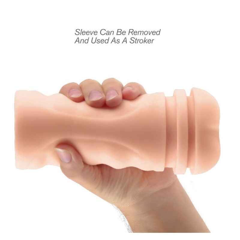 Pipedream Extreme Toyz Mega Grip Vagina Masturbador Vibrador:: Envío discreto en masturbadoresparahombre.com