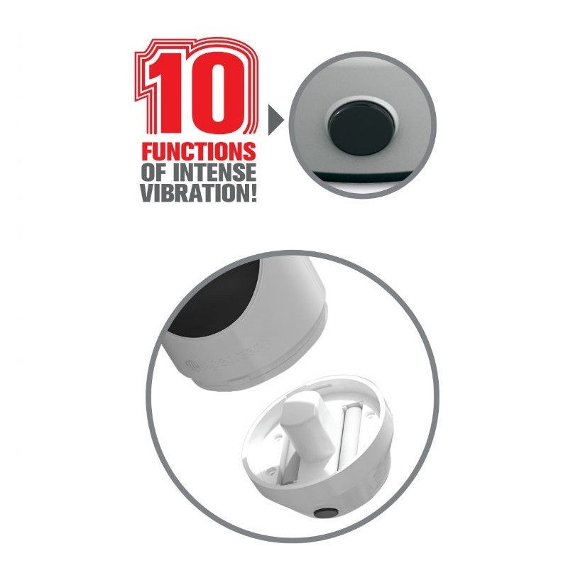 Pipedream Extreme Toyz Mega Grip Vagina Masturbador Vibrador:: Envío discreto en masturbadoresparahombre.com