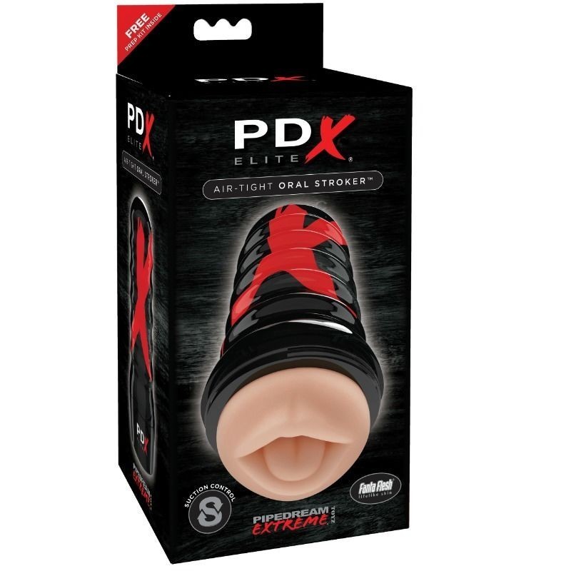 Pdx Elite Masturbador Masculino Diseño Boca:: Envío discreto en masturbadoresparahombre.com