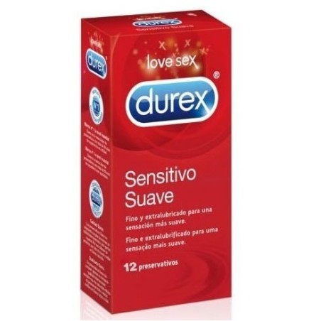 Durex Sensitivo Suave 12 Uds:: Envío discreto en masturbadoresparahombre.com