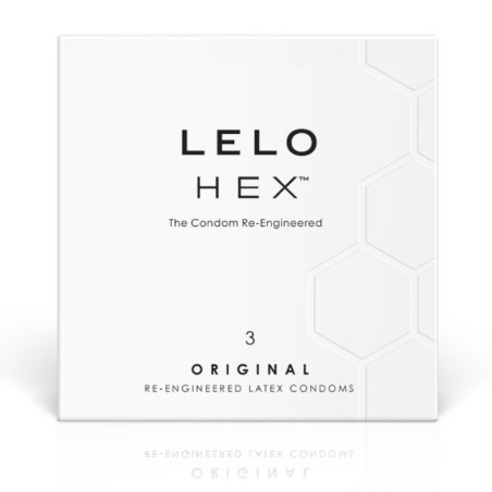 Lelo Hex Preservativo Caja 3 Uds:: Envío discreto en masturbadoresparahombre.com