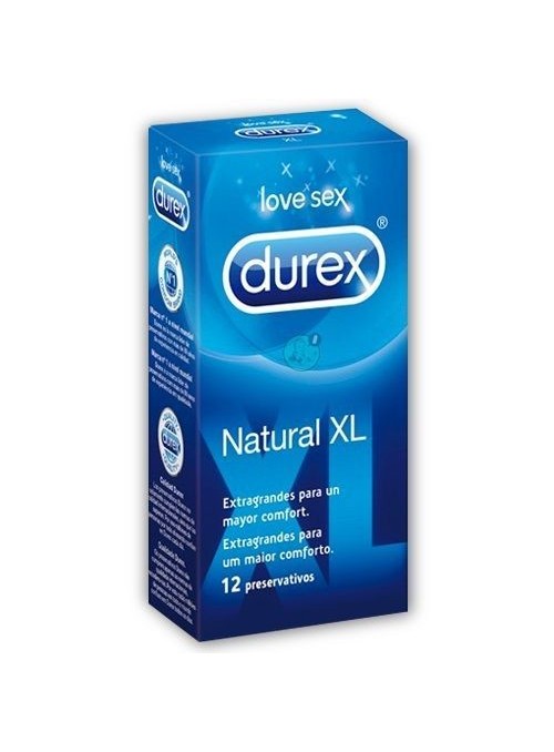 Durex Natural Xl 12 Uds