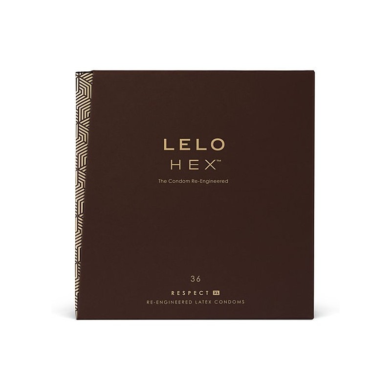 Lelo Hex Condoms Respect Xl 36 Pack:: Envío discreto en masturbadoresparahombre.com