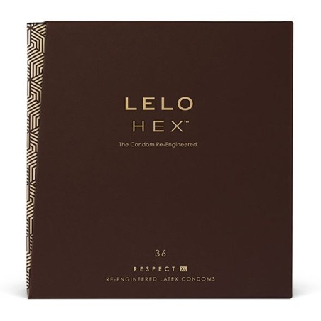 Lelo Hex Condoms Respect Xl 36 Pack:: Envío discreto en masturbadoresparahombre.com