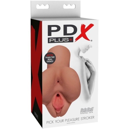 PDX PLUS+ PERFECT ASS MASTURBADOR DOBLE LIGHT SKIN:: Discreción en MasturbadoresParaHombre.com