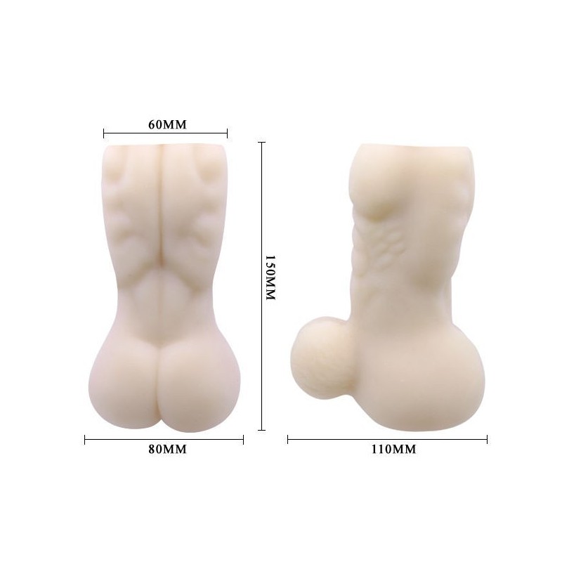 Baile Back Spirit Masturbador Mini Hombre:: Envío discreto en masturbadoresparahombre.com