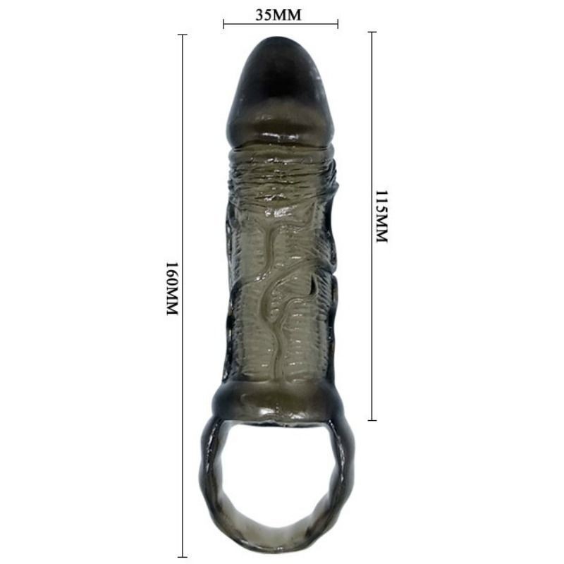 Baile Funda Extensora Pene Con Strap Para Testiculos 11.5 Cm:: Envío discreto en masturbadoresparahombre.com