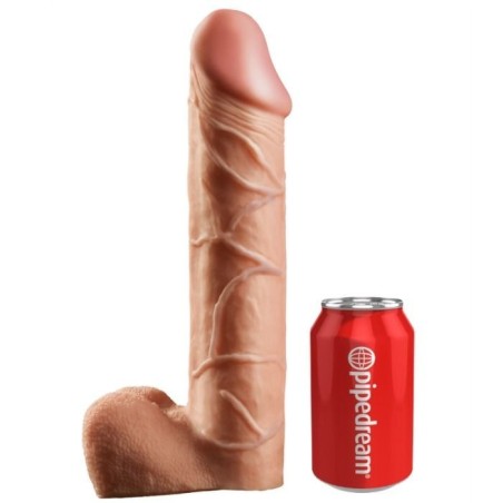 Strap-On Con Dildo Hueco 30.5 Cm Y Tirantes Color Carne:: Envío discreto en masturbadoresparahombre.com