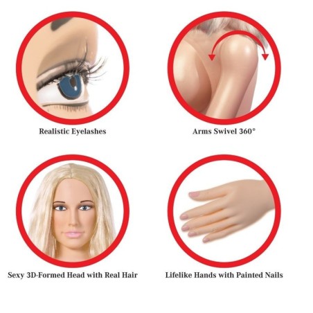 Extreme Toyz Hannah Harper:: Envío discreto en masturbadoresparahombre.com